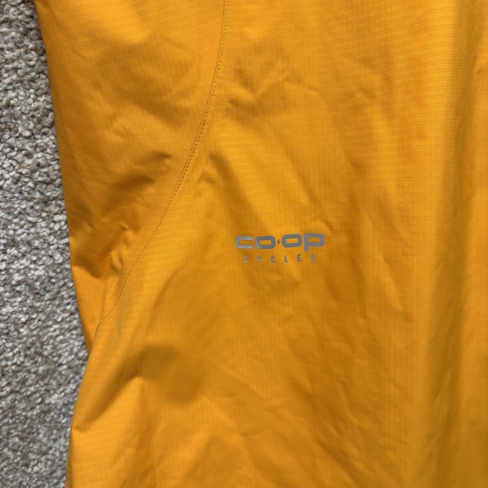 Co-op Cycles Cycling Jacket Womens XS Yellow Hi Vis Windshirt Zip Reflective - Picture 7 of 7
